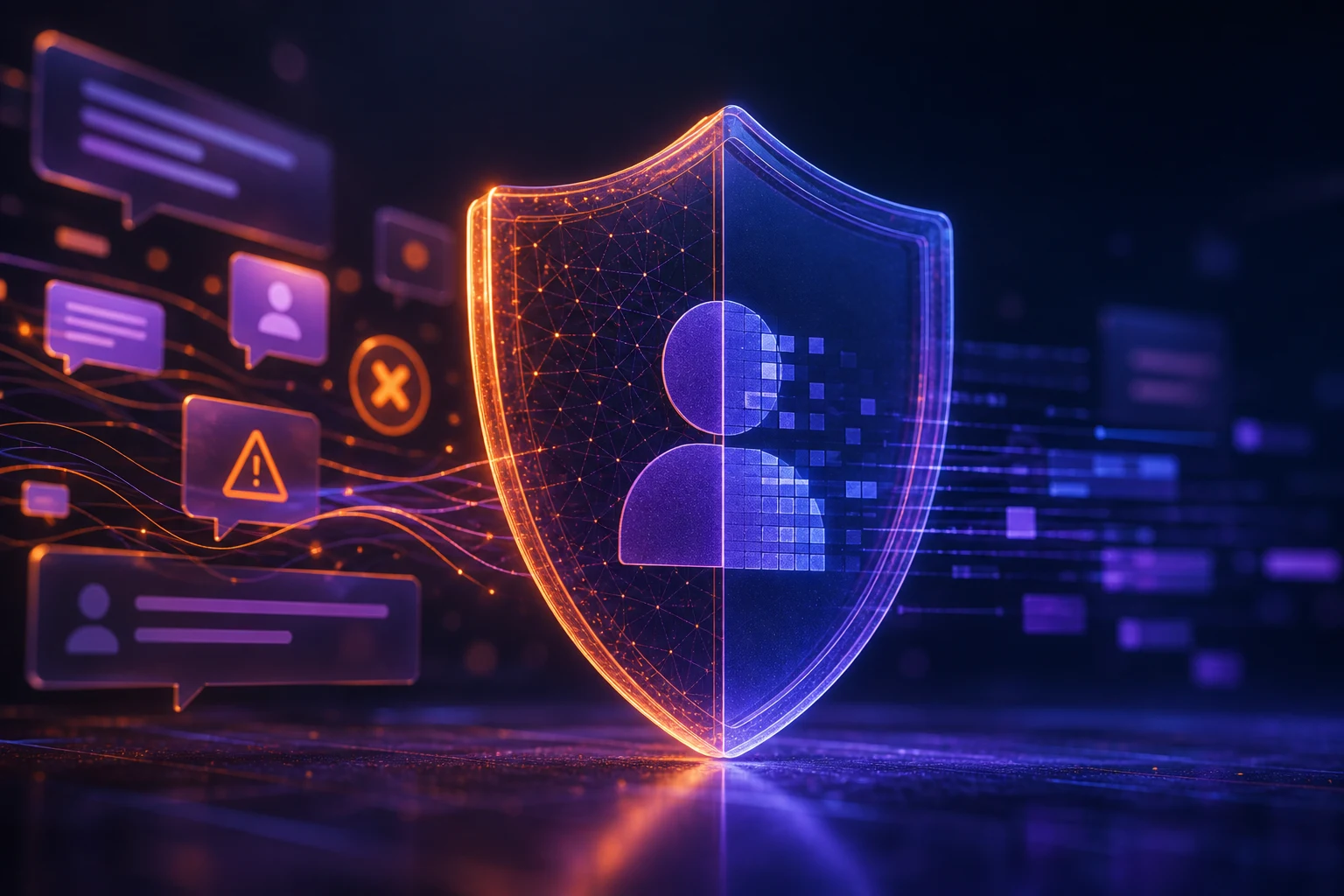 AI guardrails: content moderation and PII redaction